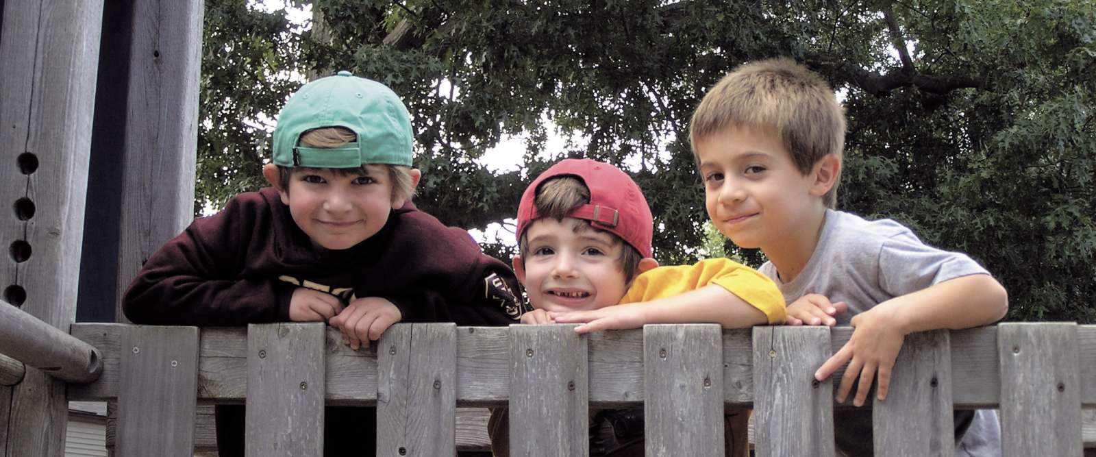 Kids outside Child Development Center