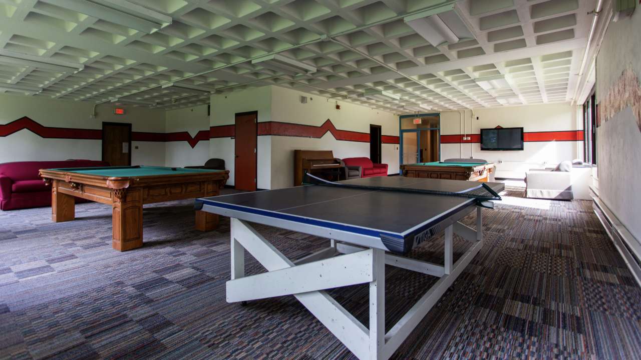 Carle Hall, recreation room